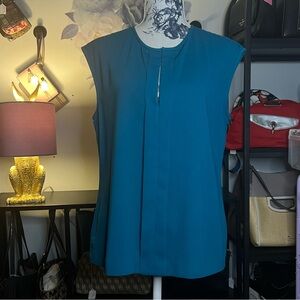 J. Crew Blue Sleeveless Blouse - 8